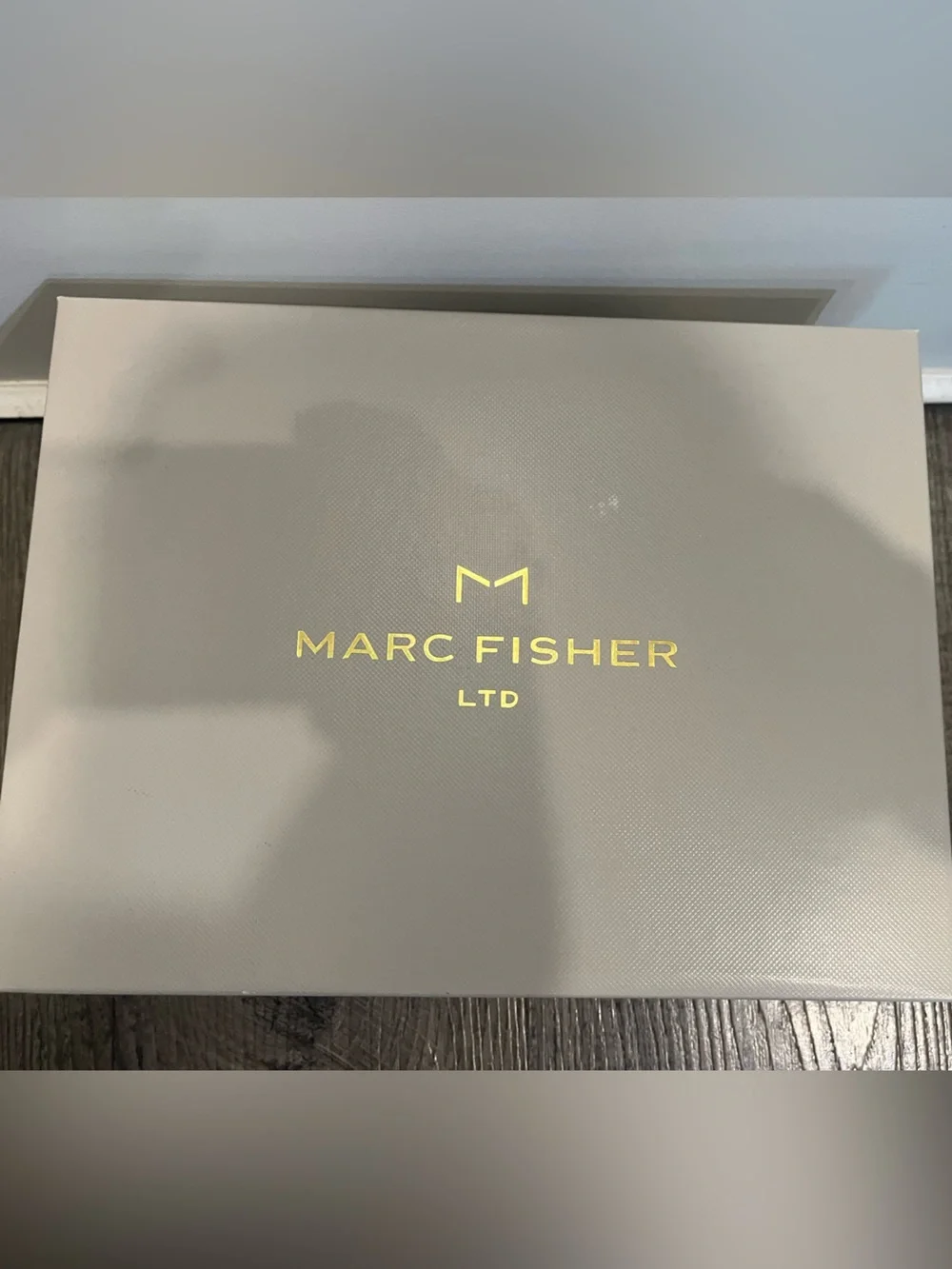 Marc Fisher LTD NWOB Karima Ankle Strap Sandal Heels In Gold Tone Size 6.5